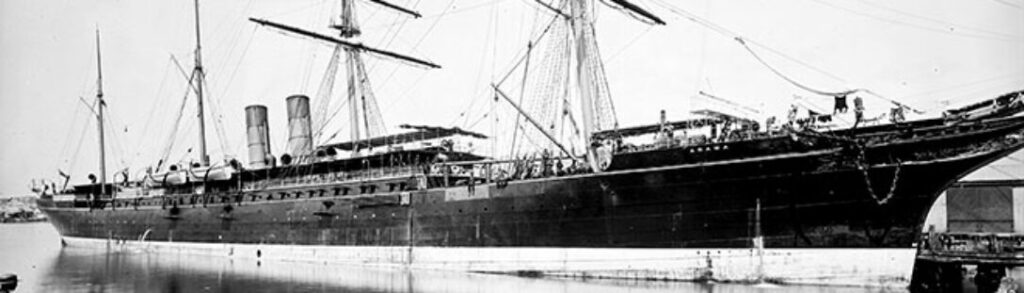 SS Arawa in port