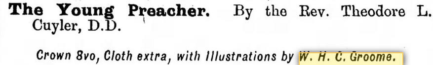 Advertisement in “The Sunday School” 18 Jan 1894.