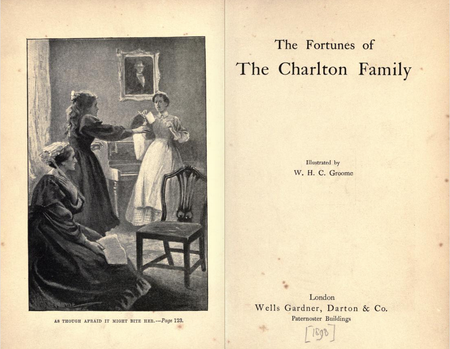 In 1899 he wrote and illustrated The Fortunes of The Charlton Family