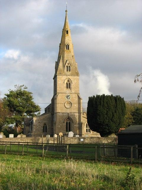Aldwinkle St Peter Church as it stands today.