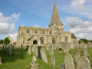 All Saints Church Kings Cliffe where Henry and Ann were married.