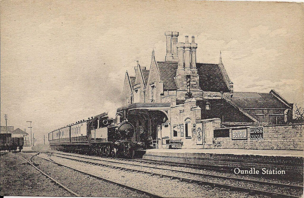 The Timpson family had a good journey having been able to travel a lot of the journey by train to from Woodeaton to Oundle.