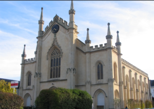 St James Church, Cheltenham, where Maud Lois Timpson was baptised. [No longer consecrated].
